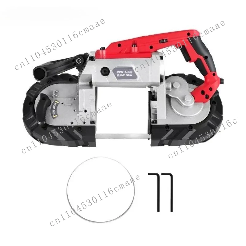 Portable BandSaw 5Inch Cutting Capacity Cordless Variable Speed 10Amp Motor Deep Cut Bandsaw for Metal Wood Pipes Rebar