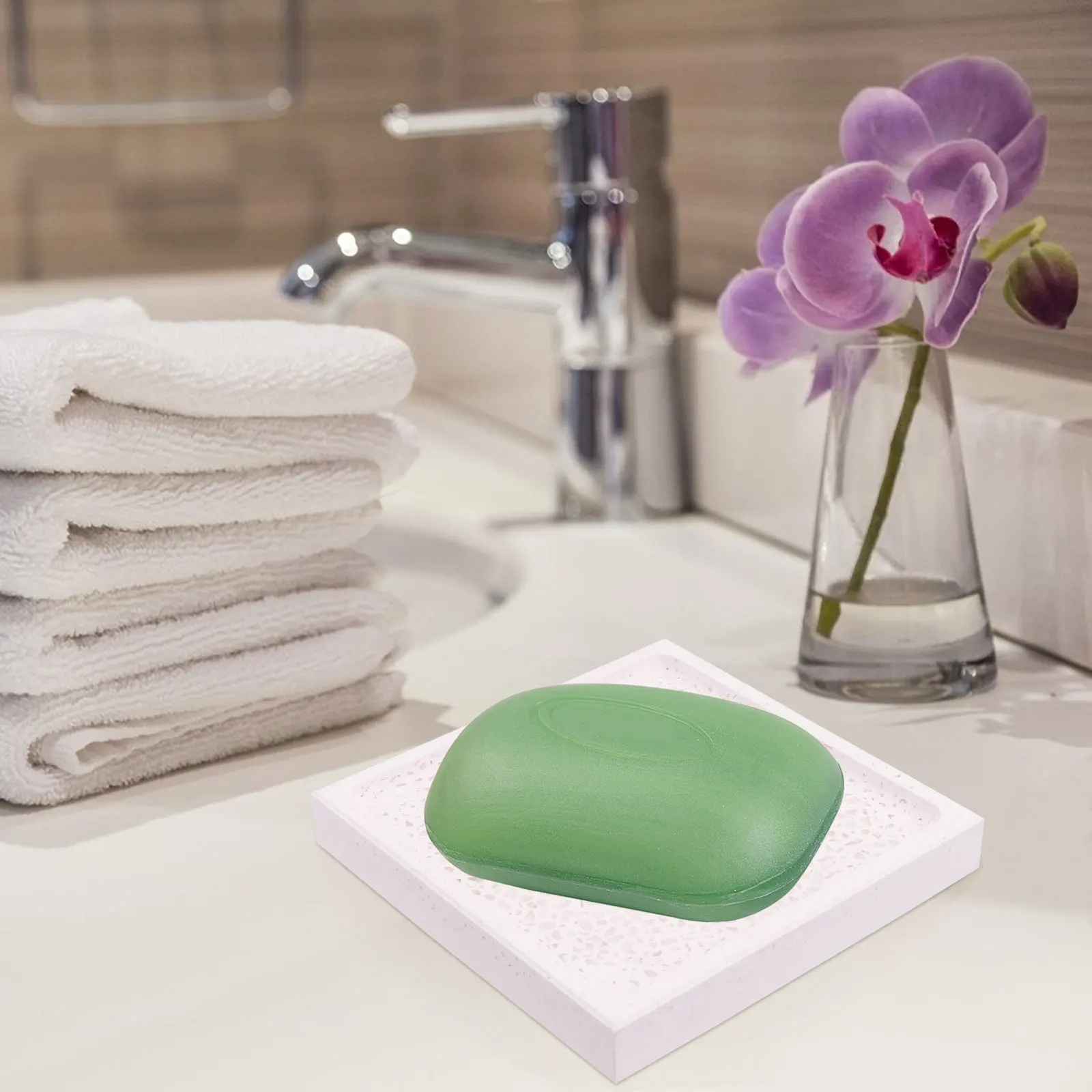 

Diatomite Dish Waterproof Quick-Drying Non-Slip Bathroom Holder For Keeping Soap Dry Fresh Diatomite Soap Tray
