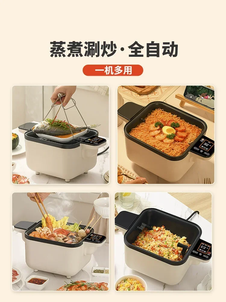 LIREN Multi-function Automatic Cooking Robot Stir Frying Intelligent Household Lazy Pan Fried Rice Machine 220V Robot Da Cucina