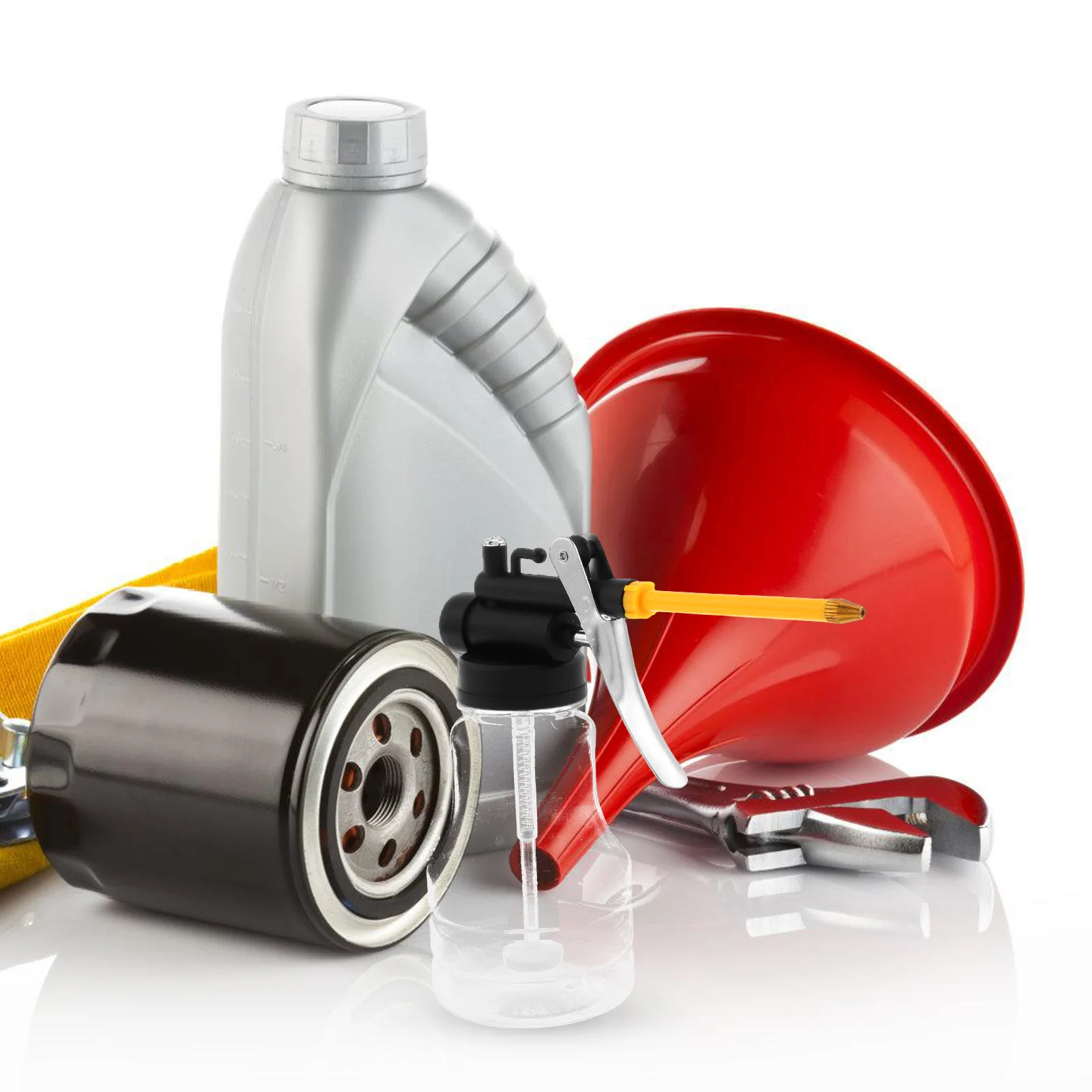 

250 мл прозрачный масляный насос высокого давления, насадка для бутылки, автомобильный портативный моторный дозатор масла, ручной насос для использования в автомобиле, масленка