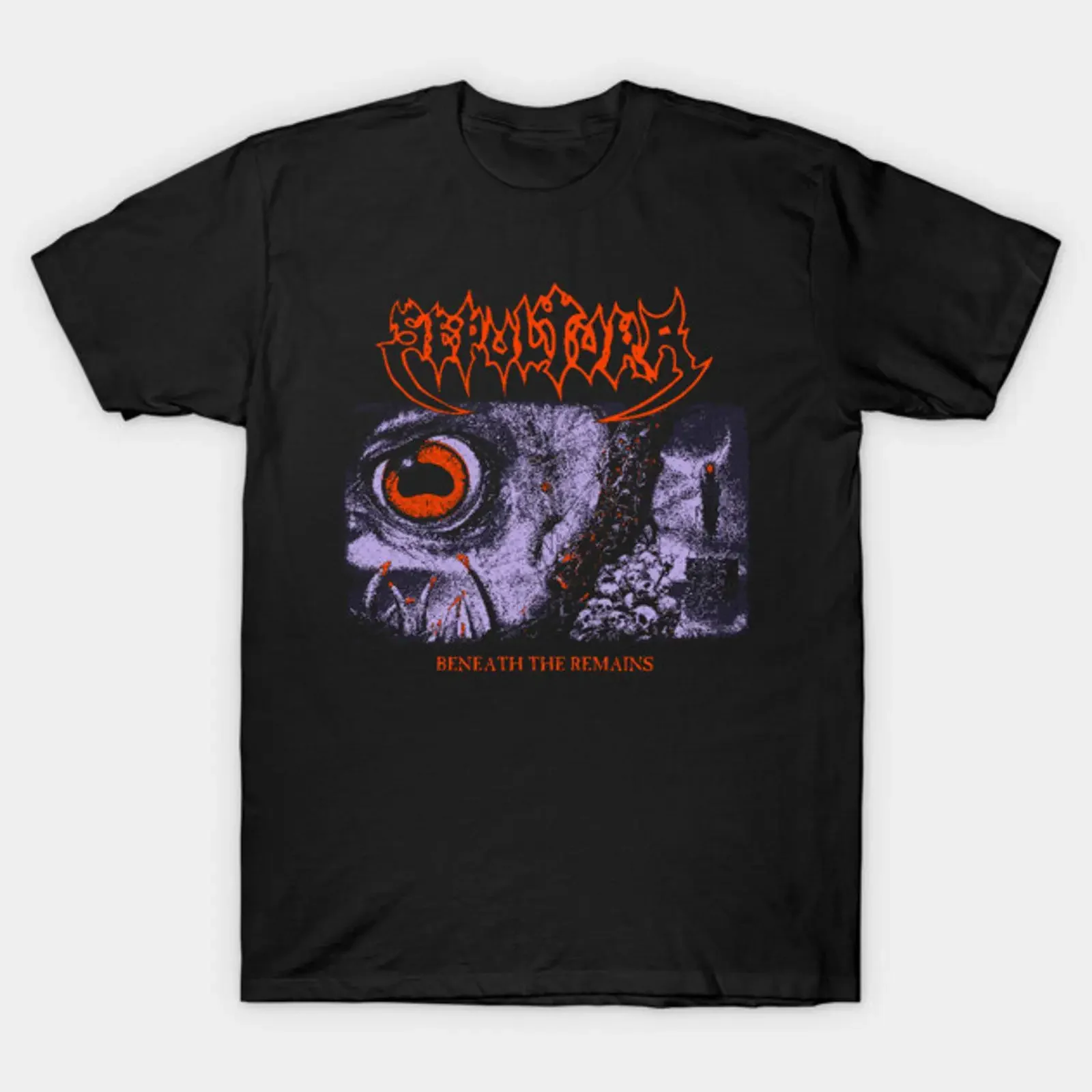 Beneath The Remains OG Art T Shirt vintage Washed Casual Slightly streetwear Breathable homme Versatile Top For Everyday Wear