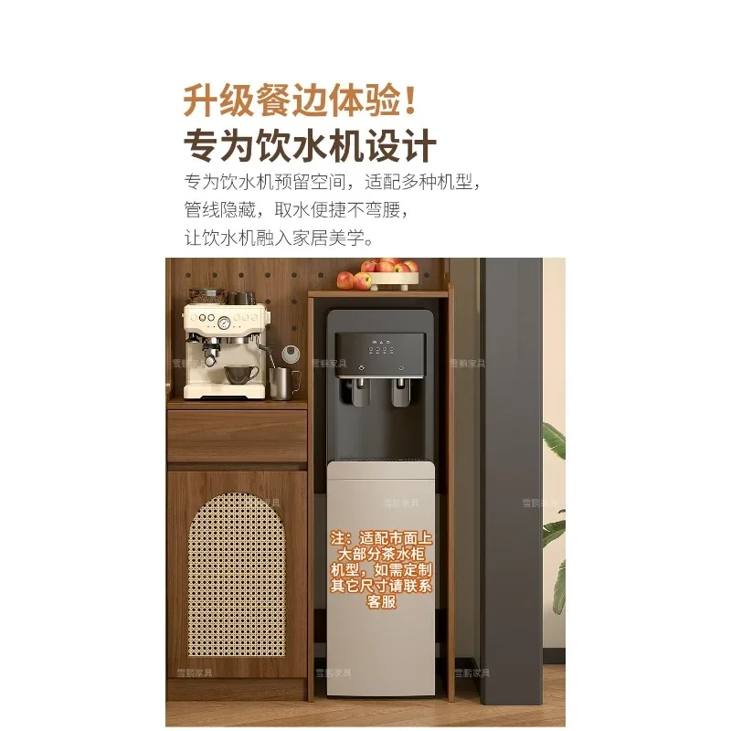 New medieval style embedded tea bar machine, dining side cabinet, teapot storage cabinet, restaurant water dispenser