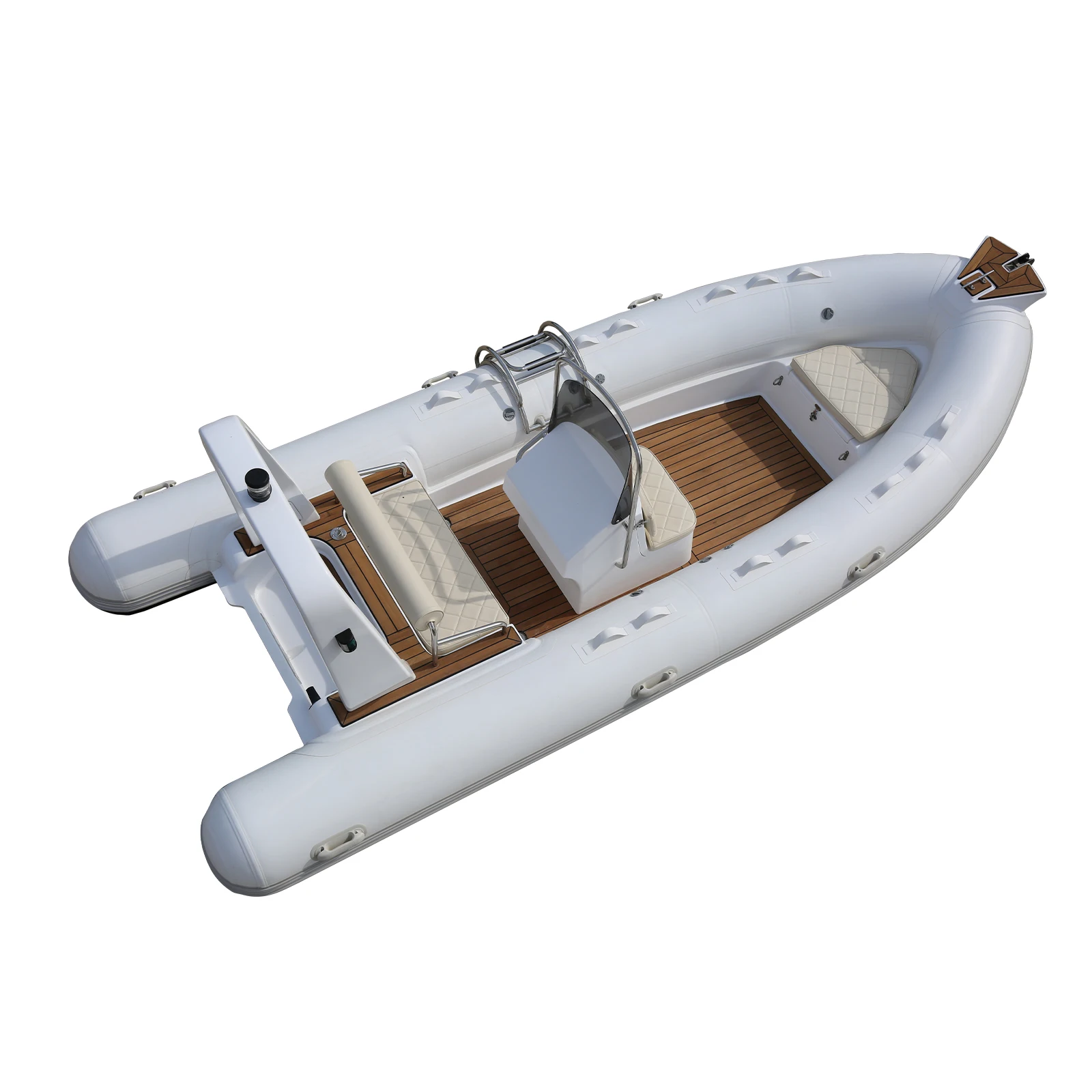 RIB500 5m Sport Yacht Electric Stable Inflatable Fishing Boat CE Certified Hypalon PVC 6 Persons Lake Outdoors