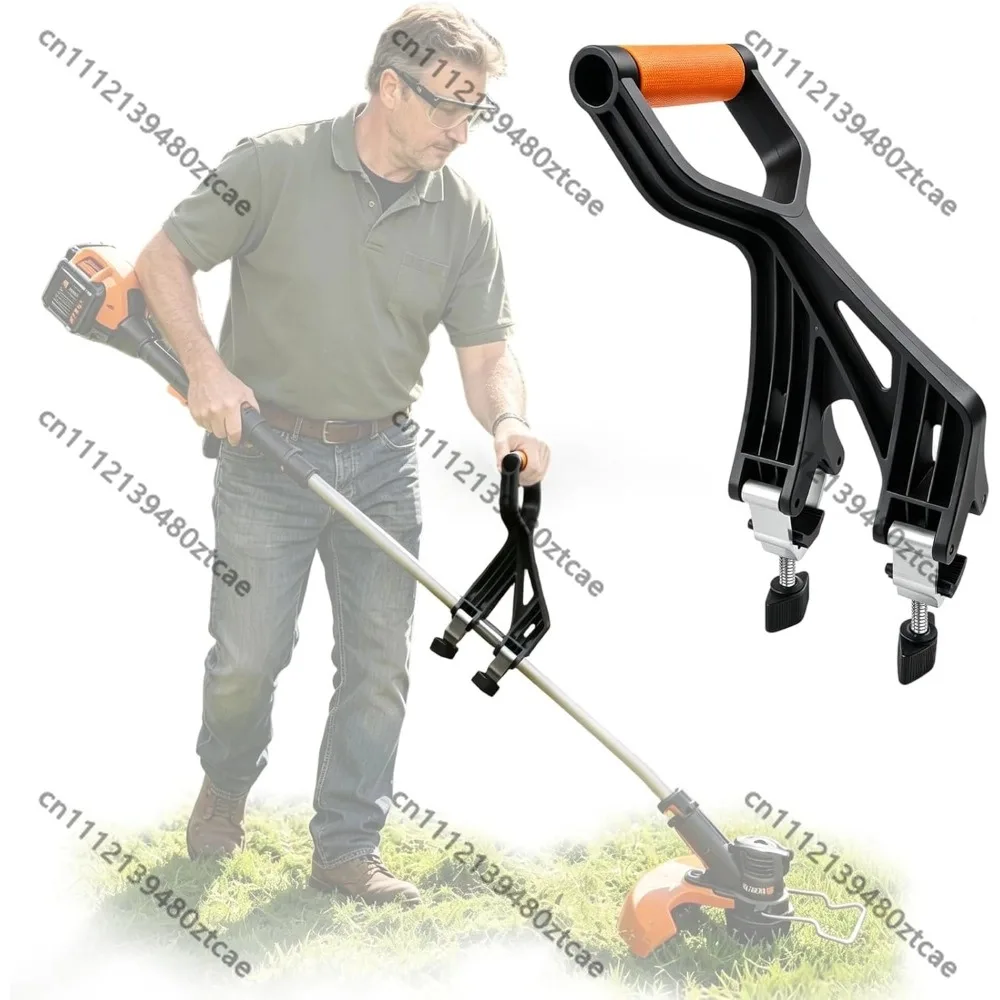 Upgraded Ergonomic Extension Handle Attachment Universal Fit Weed Trimmer Shovel Yard Tools Accessory