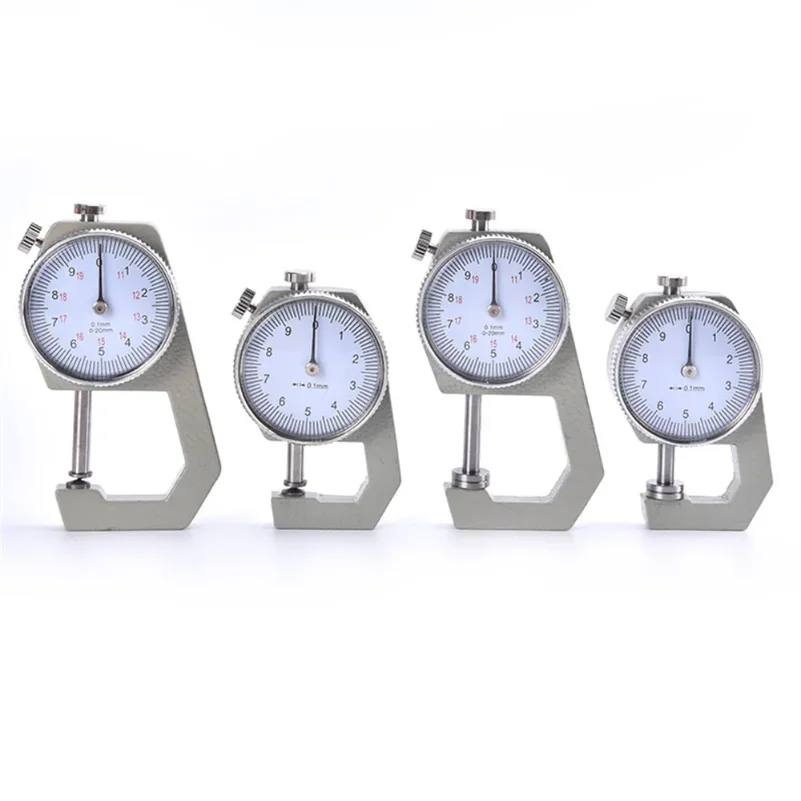 

0-10mm/0-20mm Dial Thickness Gauge Leather Paper Thickness Meter Tester For Leather Flim Paper