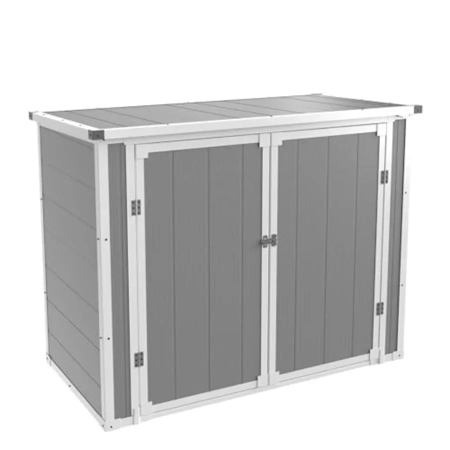 Storage Shed Outdoor Weatherproof Resin Storage Shed with Floor