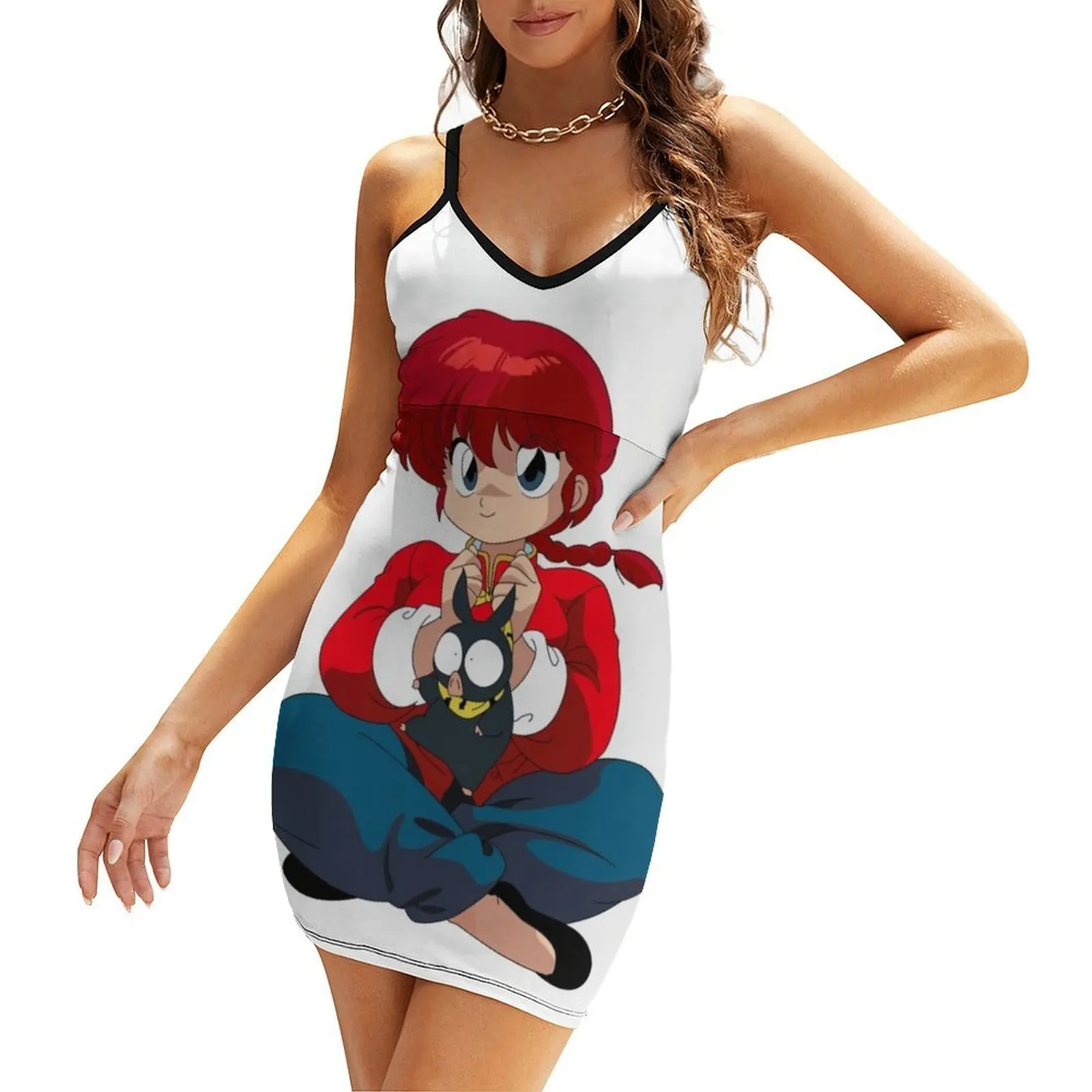 

Ranma 1/2 Sling Dress women clothes women's evening dresses 2025 summer dresses ladies 2025 summer dresses women 2025