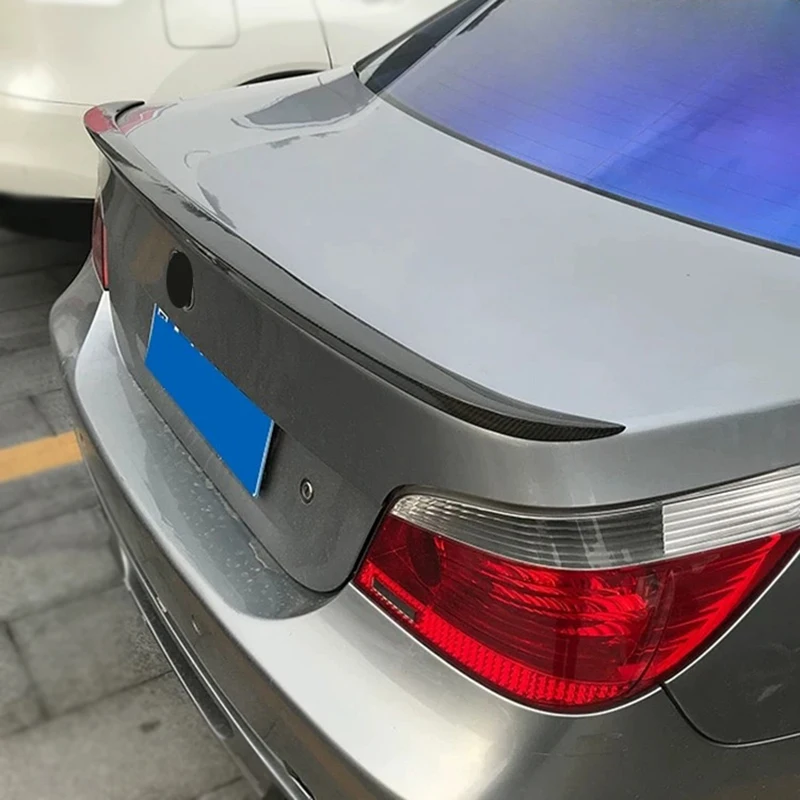 For BMW 5 Series E60 520 525 530 2004 to 2010 year Car M5 style Spoiler Wing High Quality ABS plastic Tuning Accessories Stylin