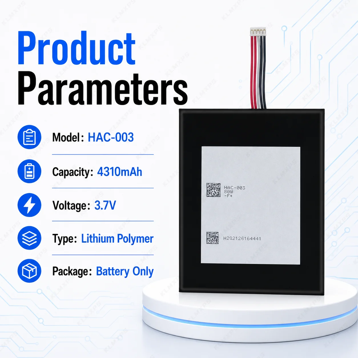 HAC-003 4310mAh Rechargeable Battery for Nintendo Switch 2017 2019 Console Replacement Li-ion Battery