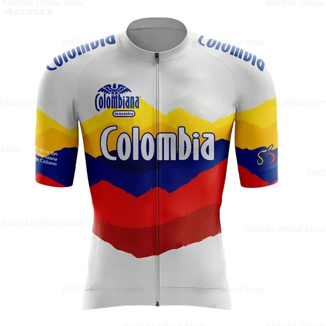 Colombia Men Cycling Jersey MTB Road Bike Cycling Clothes Short Sleeve Jersey High Quality Jersey Cycling Ciclismo Bicycle Set