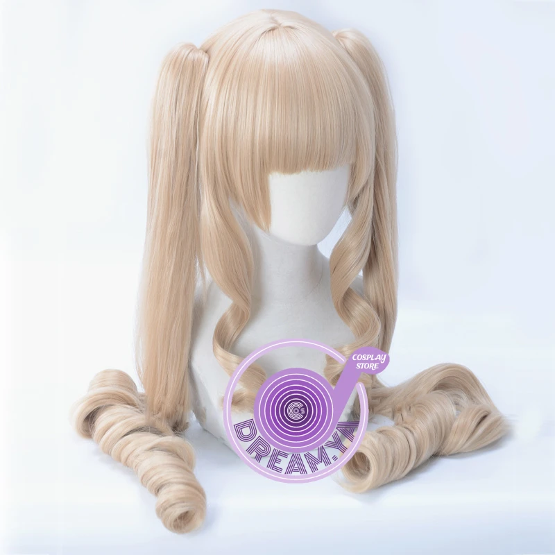 Shin Ku Reiner Rubin Cosplay Wig Rozen Maiden Golden Long Wavy 120cm Synthetic Hair Heat Resistant Halloween Role Play Party