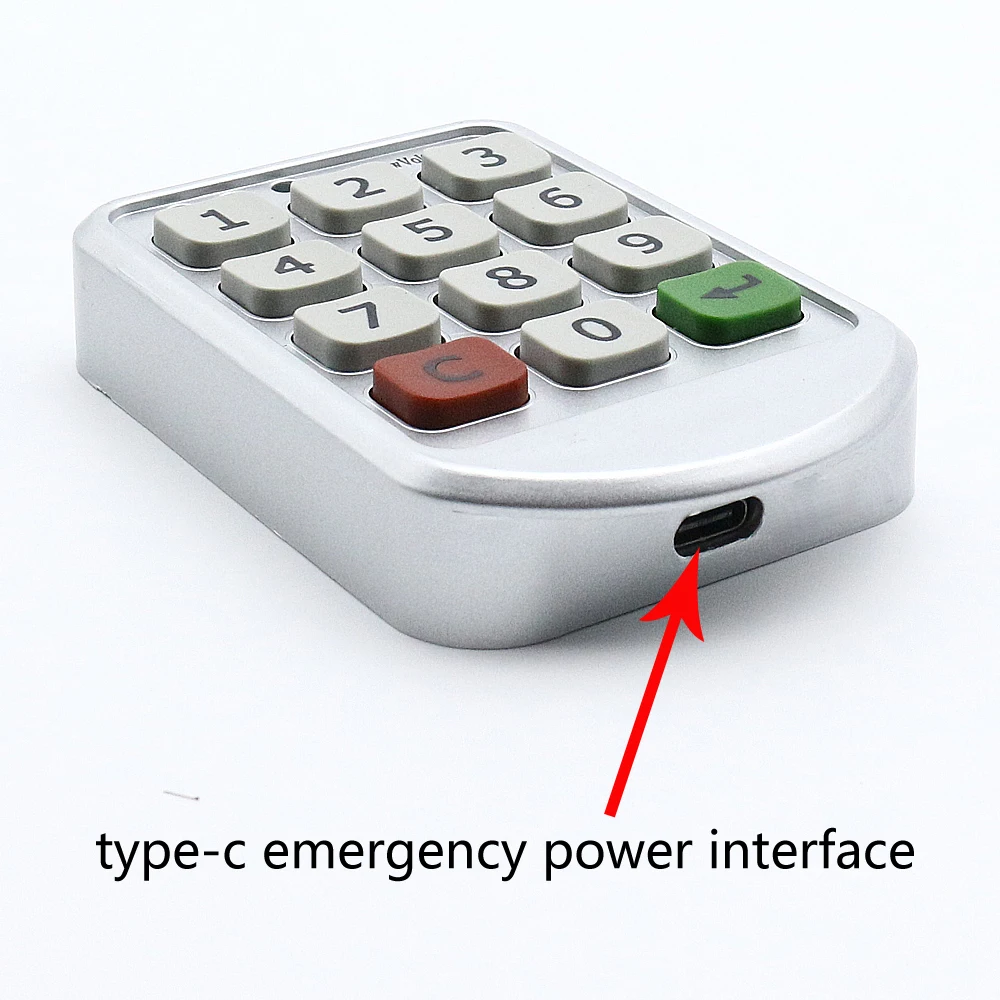 Imagem -04 - Senha Inteligente Gaveta Armário Lock Pequeno Armário de Armazenamento Fechadura Eletrônica Sapato Gabinete Estanho Porta Fechadura