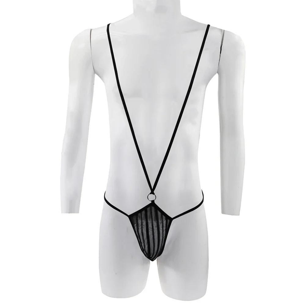 

Men's Bodysuit Leotard Sexy Suspender Underwear Thong Soft Breathable Swimwear Comfortable and Perfect for the Summer Season