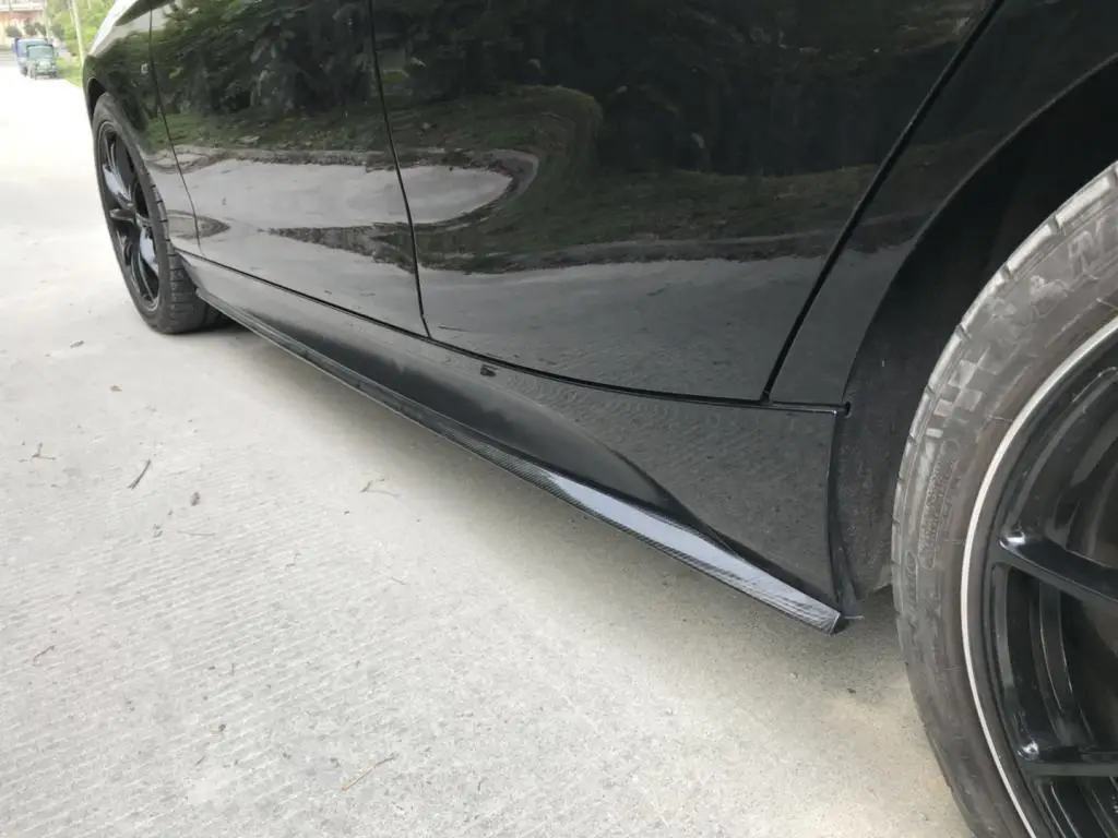 BMW 1 시리즈 F20 M 스포츠 해치백 15-18 탄소 섬유 사이드 스커트 확장 스플리터