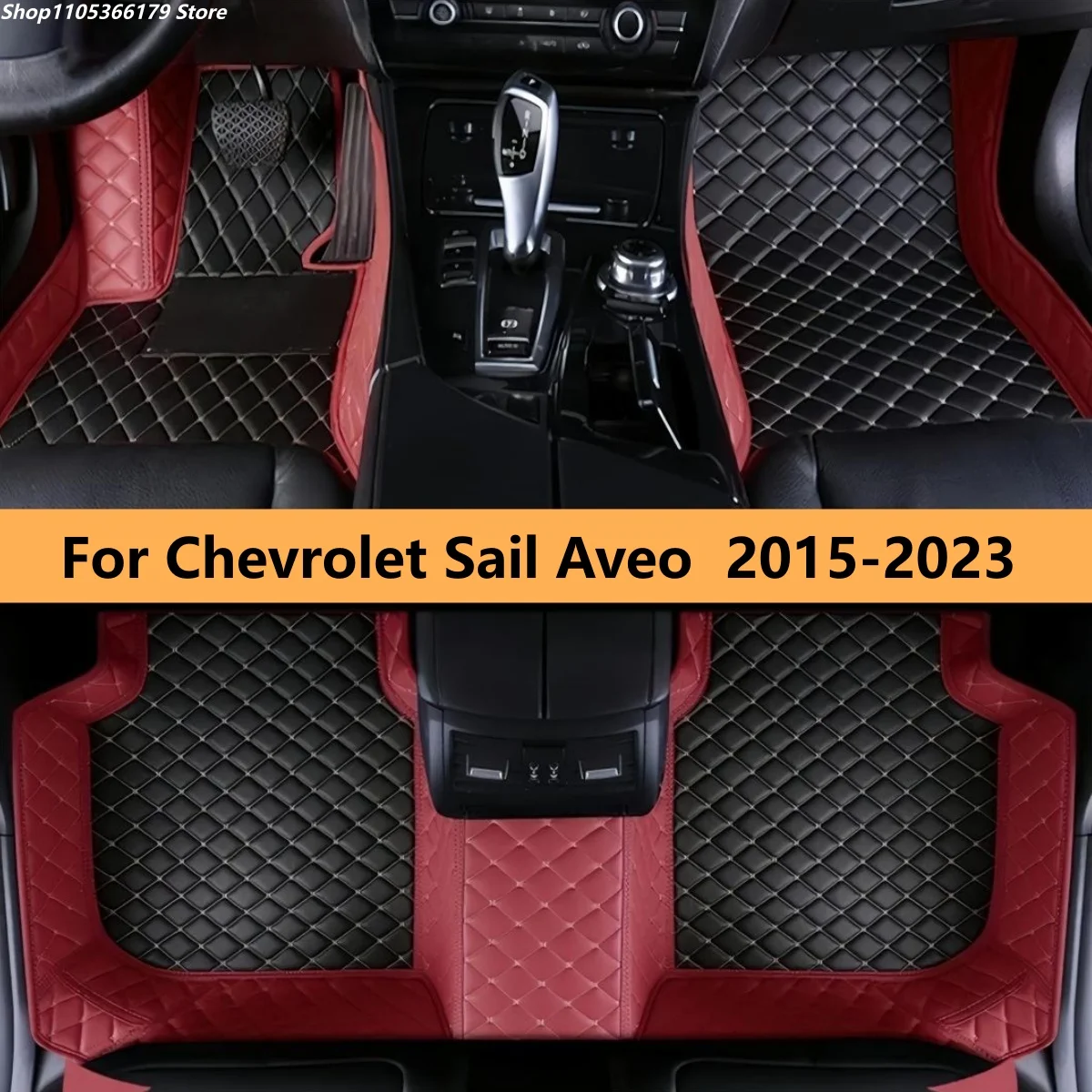 

Custom Car Floor Mats Fit For Chevrolet Sail Aveo 2015 2016 2017 2018 2019 2020 2021 2022 2023 Anti-dirt Pad Carpets Leather Mat