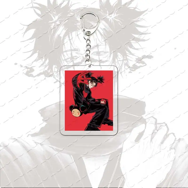 Acrylic Anime Choso Keychain for Accessories Bag Charm  Choso Chibi Keyrings Pendant Chain Fans Friends Gifts