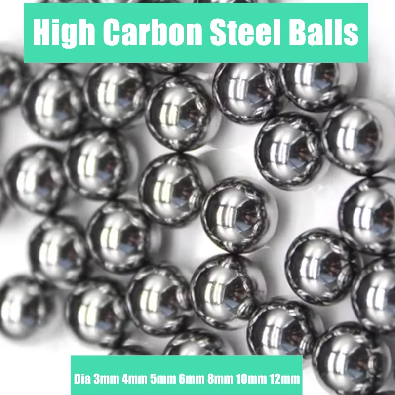 

Dia 3mm 4mm 5mm 6mm 8mm 10mm 12mm New High Carbon Steel Ball High Carbon Steel Balls Bearings Catapults Bicycle Accessories