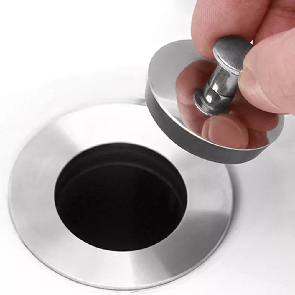 1 قطعة مغسلة الحمام حوض الفولاذ المقاوم للصدأ التوصيل حوض الاستحمام سدّادة المطاط بالوعة التوصيل حوض الاستحمام سدّادة بالوعة المقابس