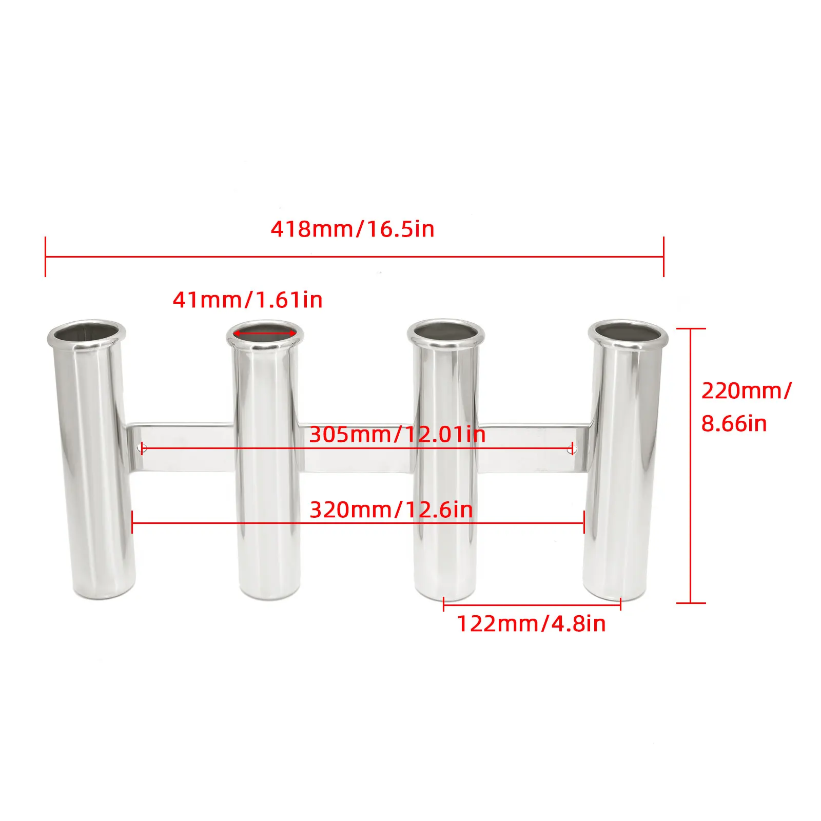 Soporte Vertical para Cañas de Pescar, Organizador para Barco, Kayak, Canoa, Yate, Soporte para Tubo de Caña