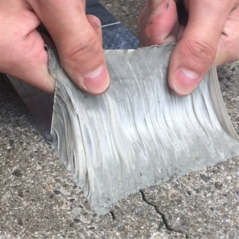Super Strong Water Resistant Detention Tape Leaking Seal Repair Performance Self Tape Fix Adhesive Aluminum Foil Surface