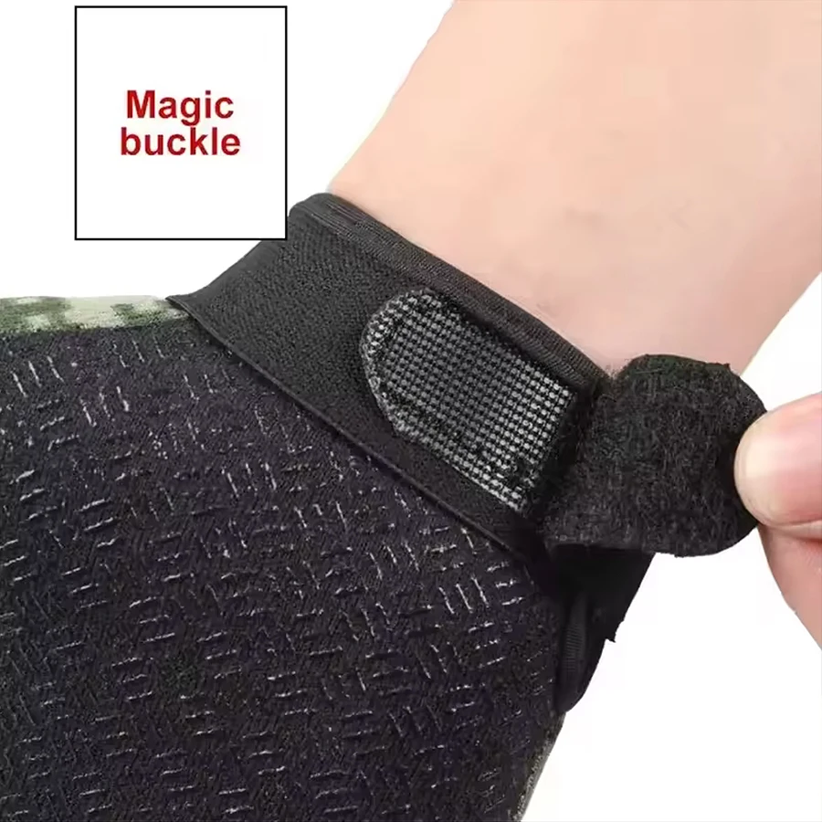 Outdoor cycling, half finger, men's and women's anti slip tactics, fitness, mountain climbing, fishing, half finger, bicycle glo image 6
