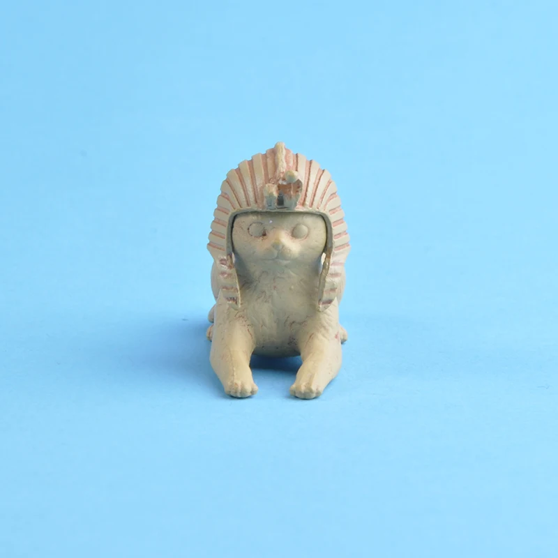 Japan Kitan Gashapon Capsule Toy Sphinx Cat Face Elephant Creatures Decoration Cat Girl Doll Model