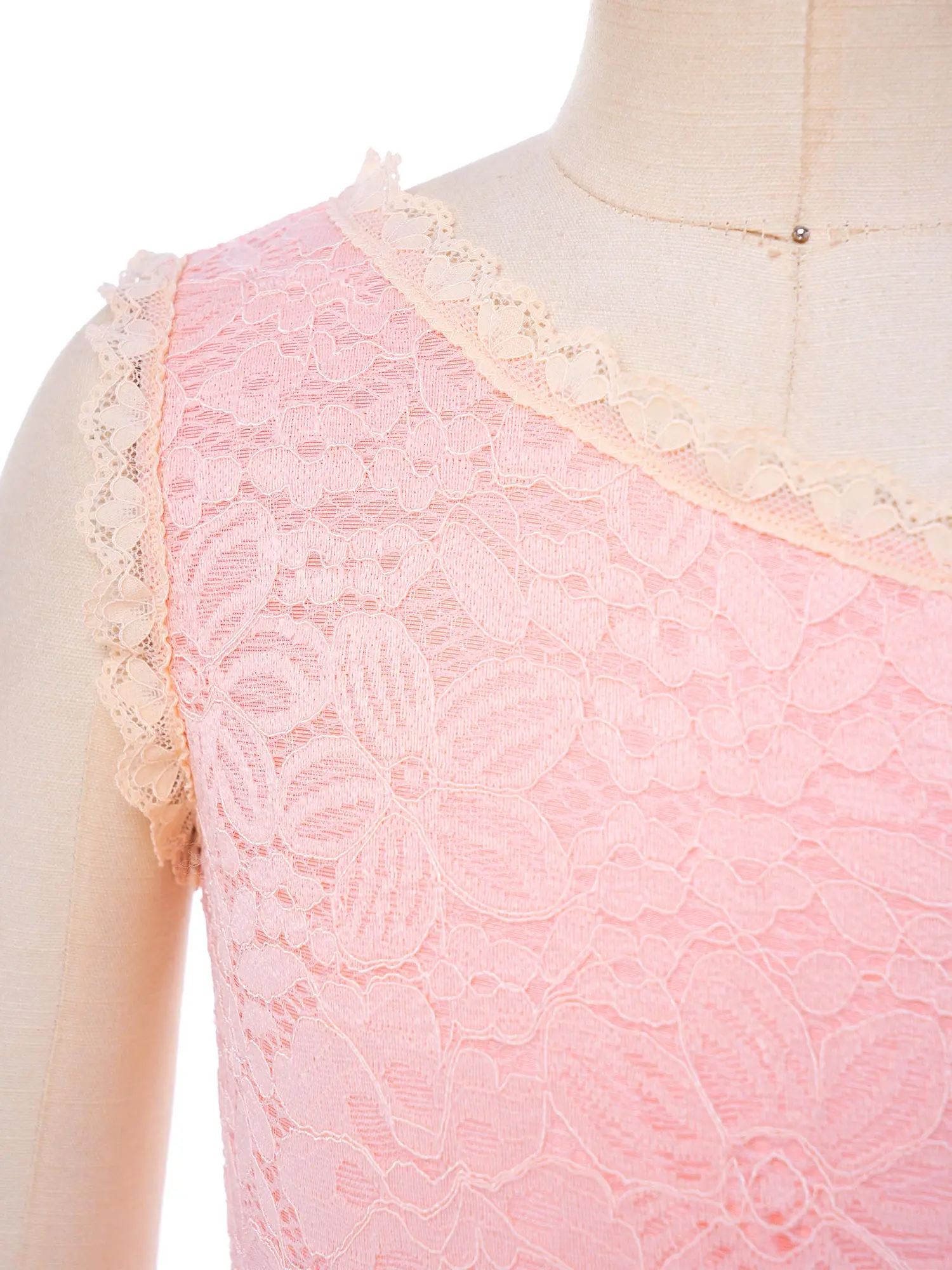 Flower Girls Wedding Party Jumpsuit Child Pageant Floral Lace Rompers 3D Brooch Birthday One Shoulder Sleeveless Flared Jumpsuit