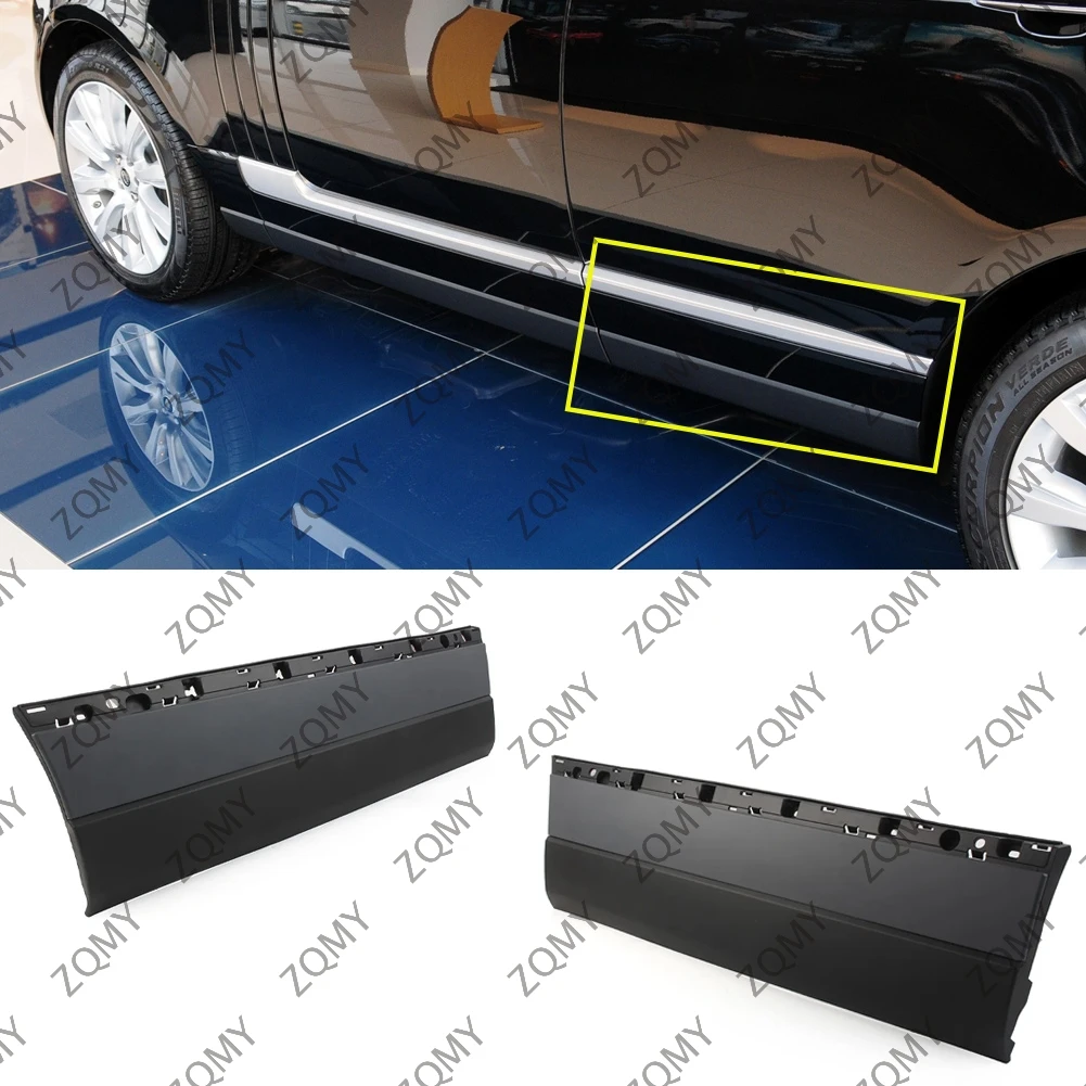 

2pcs Car Rear Door Lower Molding Trim For 2014 2015 2016-2019 Land Rover Range Rover/Vogue w/ Long Wheelbase Model Unpainted