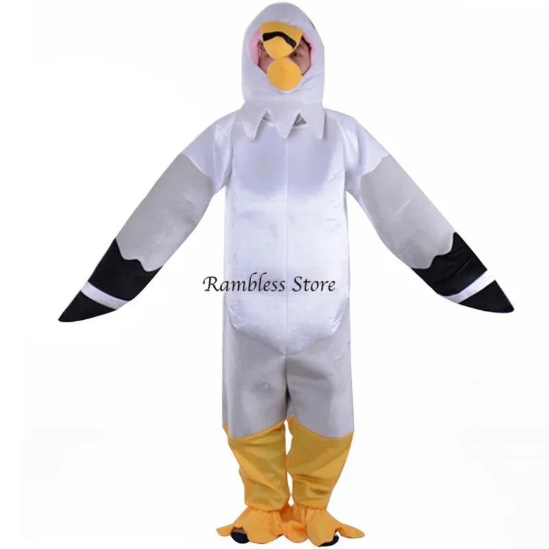 Combinaison Cosplay avec Bec pour Enfants, Animaux d'Halloween, Oiseaux, Costumes pour la Famille, Vêtements de Pourim Imbibés