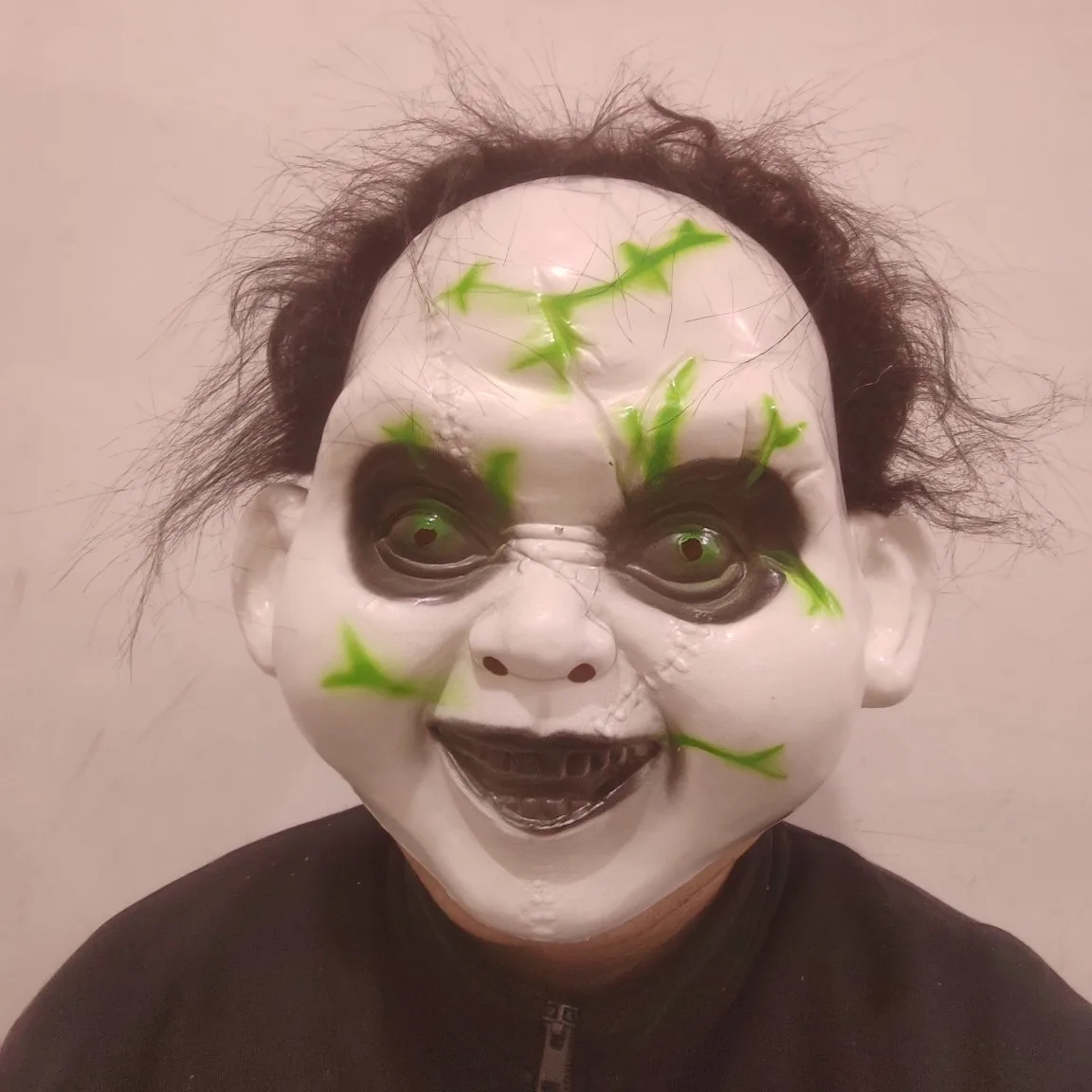 

Horror Chucky Hairy Mask Cosplay Masks Halloween Grimace Clown Funny Smile Mask Prop Party Masks Masquerade Mascaras