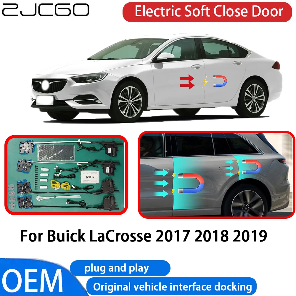 for Buick LaCrosse 2017 2018 2019 Car Automatic Electric Soft Close Door Closer System OEM Plug and Play Comfort Closing