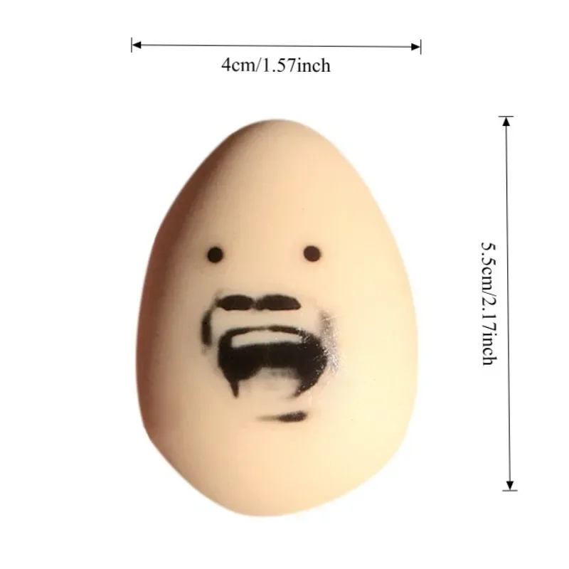 Squishy Slow Rise Egg Sensory Fidget Toy Stress Relief Anti Stress Squeeze Hand Exercise Funny Toys Gifts for Friends Christmas