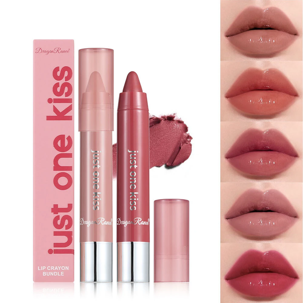 ลิปสติกให้ความชุ่มชื้น Crayon ลิปสติก Nude Beige ลิปสติกดินสอ Lip Liner ลิปสติกดินสอ Solid Lip Honey
