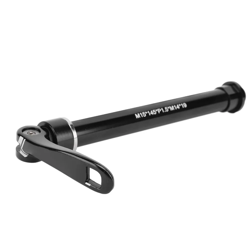 Aluminum Alloy Thru Axle 145mm Length Lightweight Design Front Fork Axle 5.71in Length Vibration Reduction Aluminum Axle