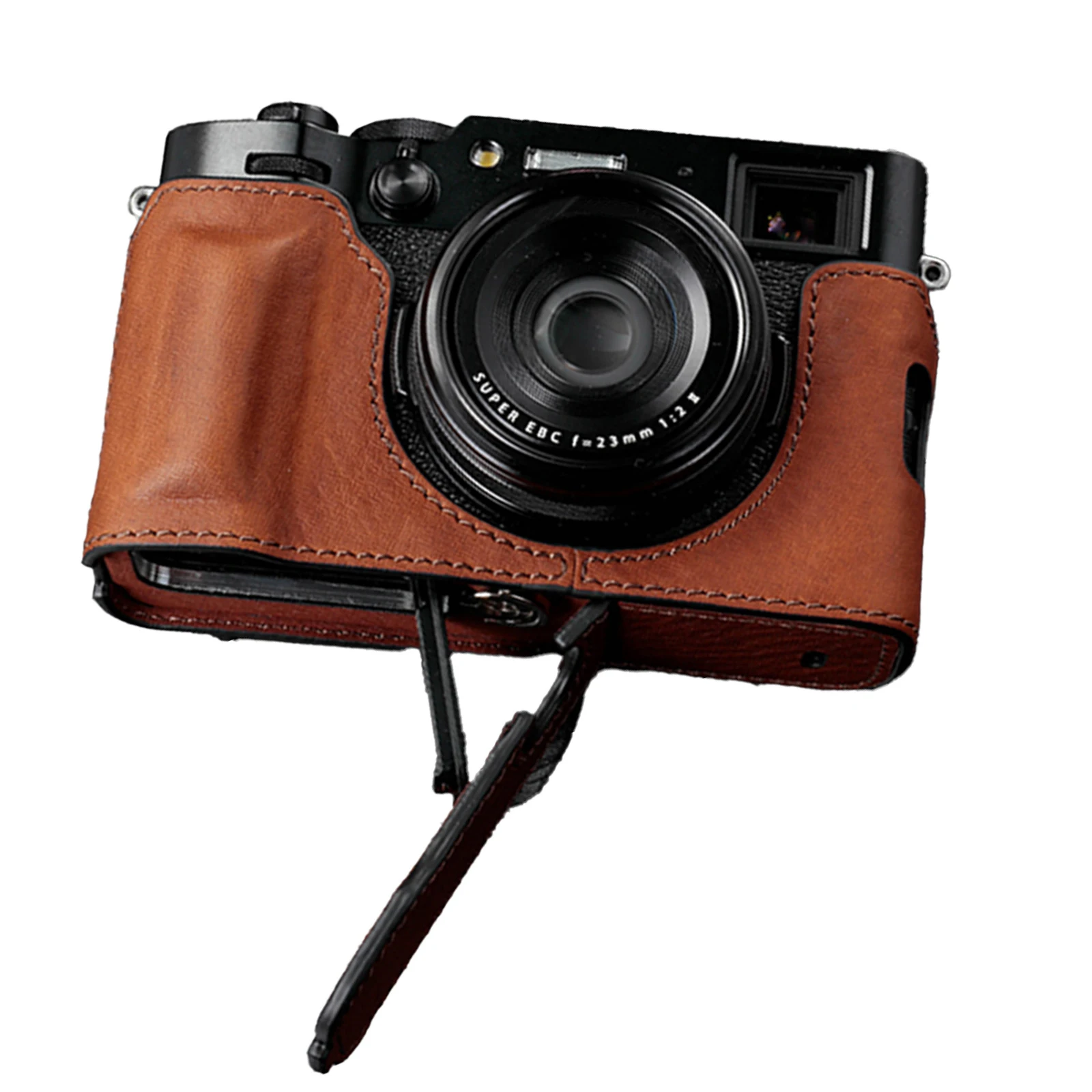 High-end Genuine Leather Camera Case for X100VI cameras Half Body Handmade Bag For Fujifilm X100VI cameras accessories