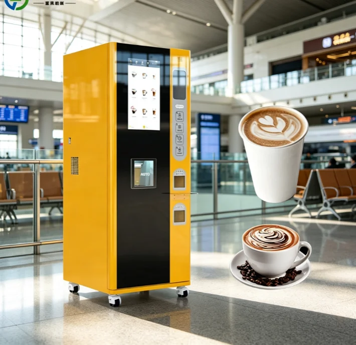High Efficiency Commercial Coffee Vending Machine New Modern Coffee Vending Machine