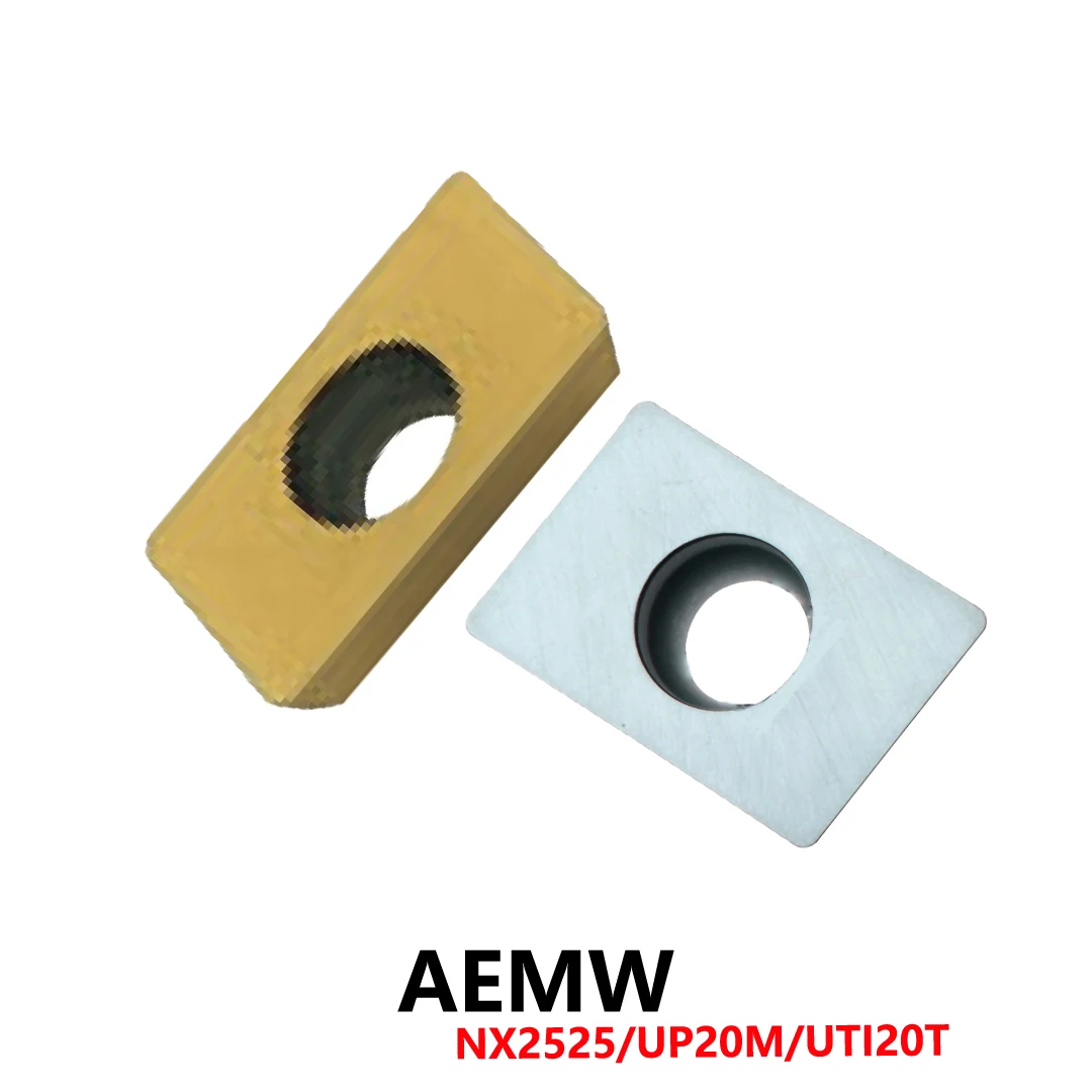 

Оригинальные твердосплавные вставки для держателя инструментов с ЧПУ AEMW AEMW150308 AEMW19T308 ER AEMW150308ER NX2525 UP20M AEMW19T308ER UTI20T Лезвия