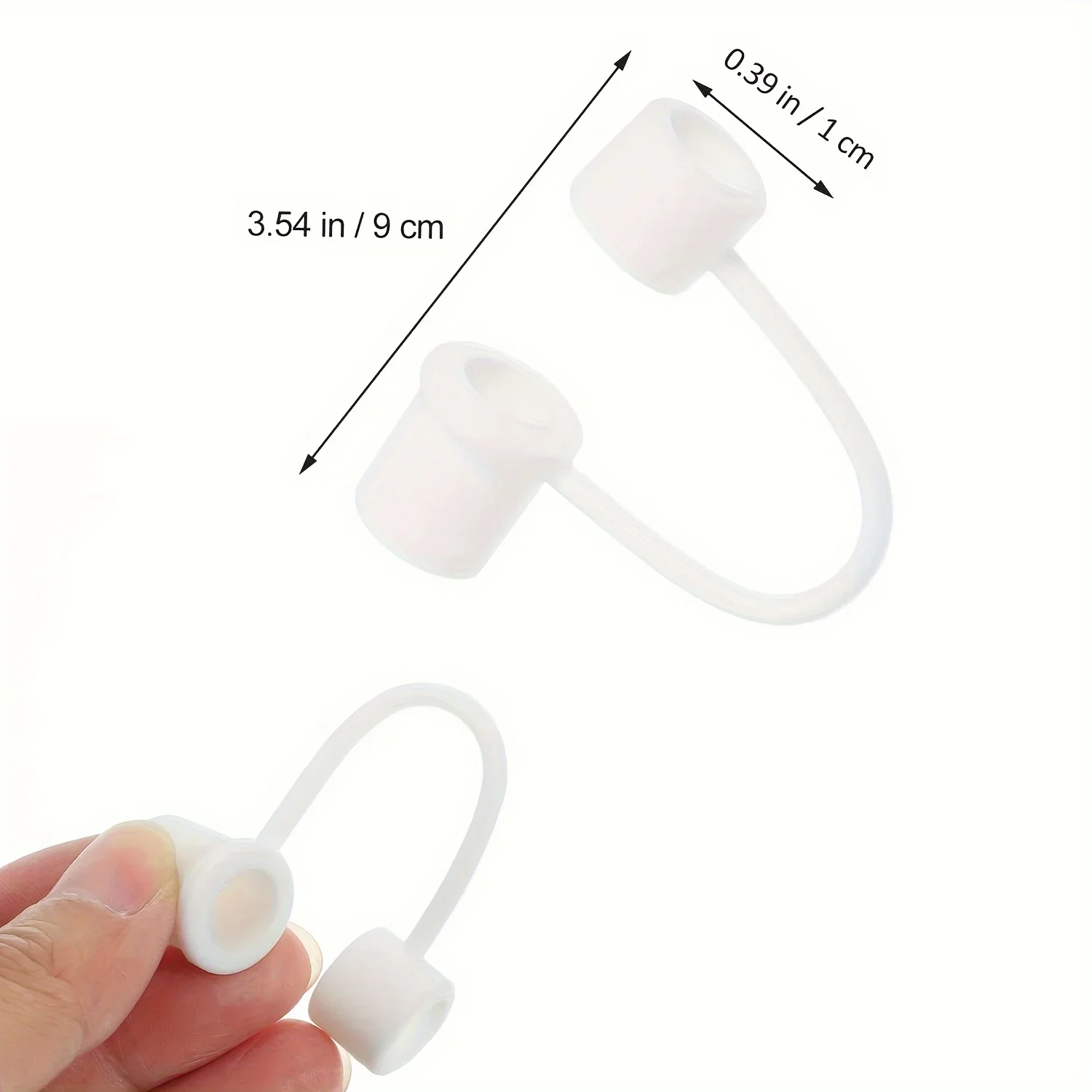 3/6PC Silicone Straw Tips Cover Splash Proof Reusable Drinking Straw Tips Lids for Yeti/Stanley Cup 40oz Cups Straws Accessories