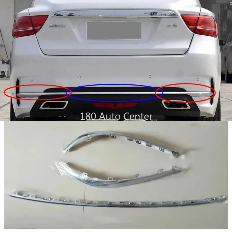 

2017-2018 Models Geely BORUI Emgrand GT Rear Bright Strip Rear Bumper ABS Silver Trim