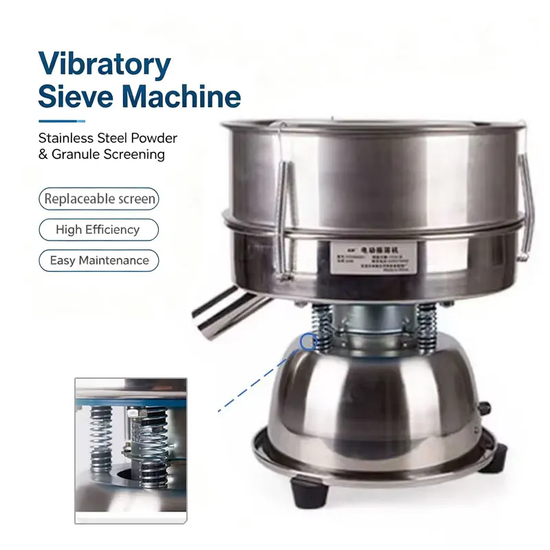 30cm Small Vibrating sieveing machine stainless steel electric Screening Sifting Machine Powder Sieve filtration separation