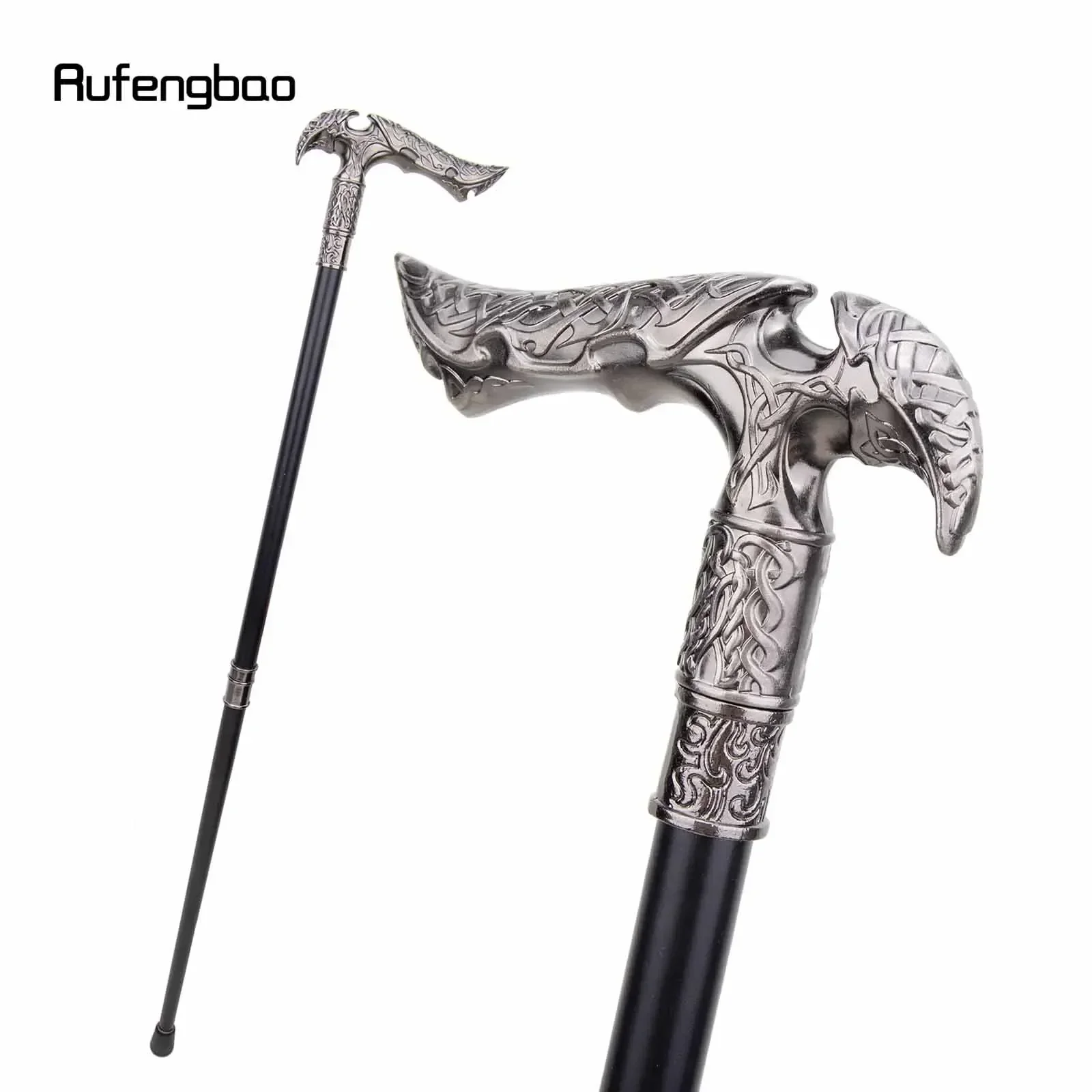 Reaper Scythe Fashion Walking Stick Decorative Stick Cospaly Vintage Decorative Stick for Cosplay, Steampunk & Everyday Use 93cm