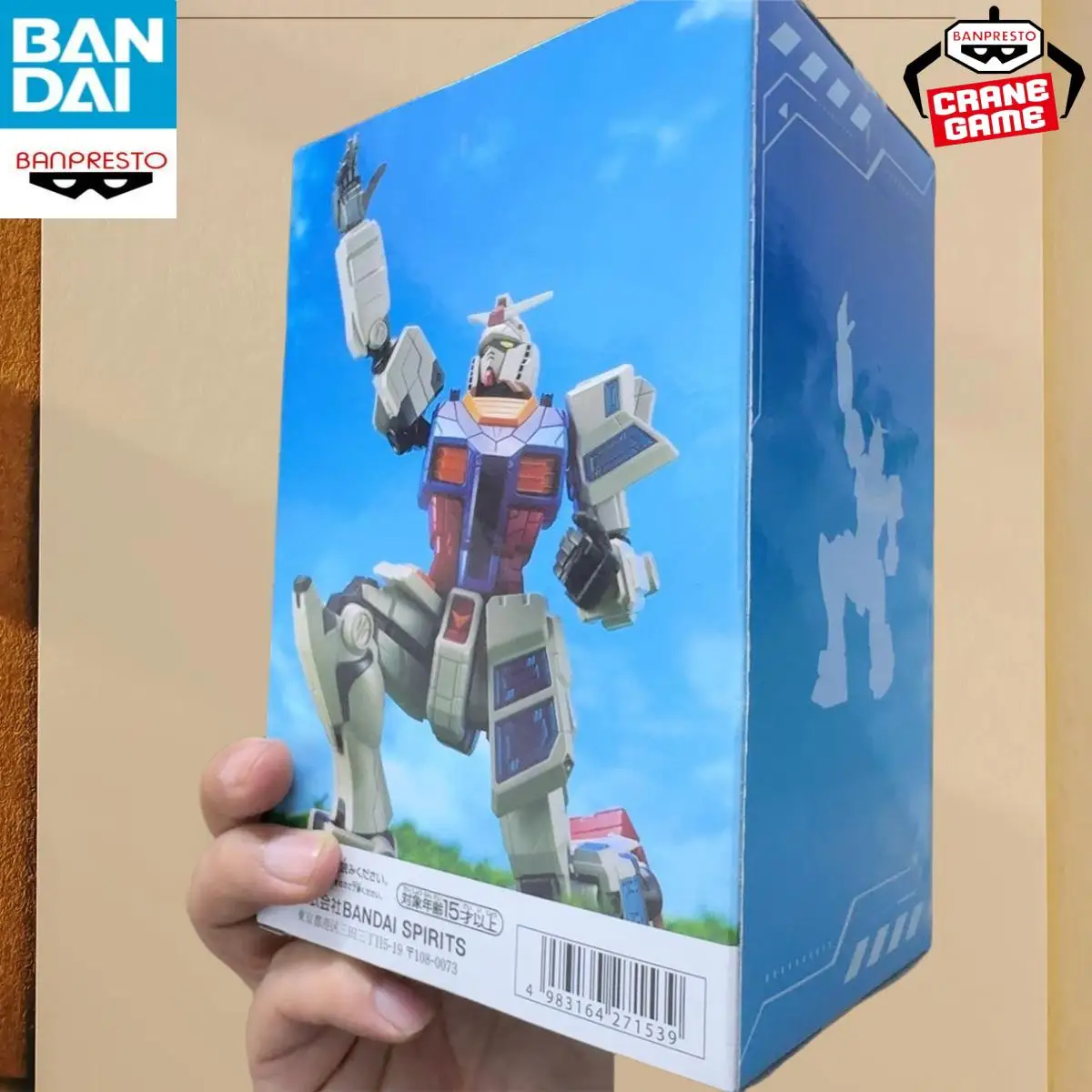 

Bandai Namco Banpresto RX-78F00/E Gundam 9cm Collectible Figurine - Cherish Dolls Toy Gift Genuine Model