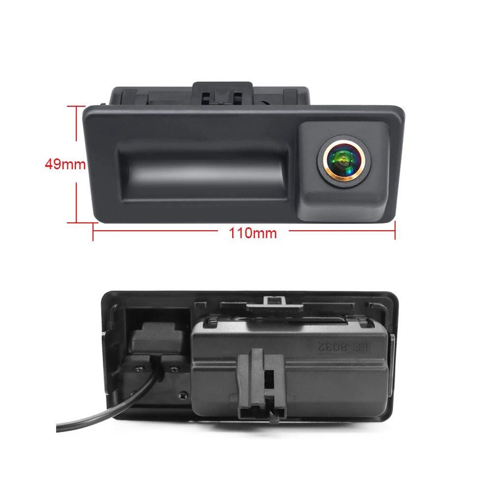 AHD1080P CVBS Car Rear View Reverse Camera Trunk handle bracket For Audi A3 A4L VW Sagitar LAVIDA plus Touran Tiguan L Skoda