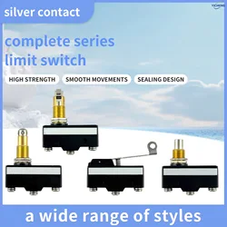 10Pcs SPDT NO+NC Hinge Roller Lever Microswitch Action Switch