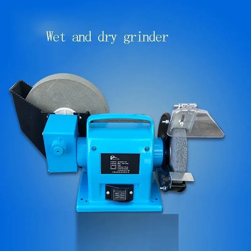 Small 220v Dry and Wet Water-Cooled Speed Control Grinder Ultra-Quiet Multi-Function Digital Display Desktop Polishing Machine K