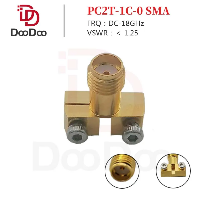 

SMA Connector Microwave Female Jack RF Coaxial Adapter for PCB End Launch Solderless Connectors Vertical Mount DC - 18G