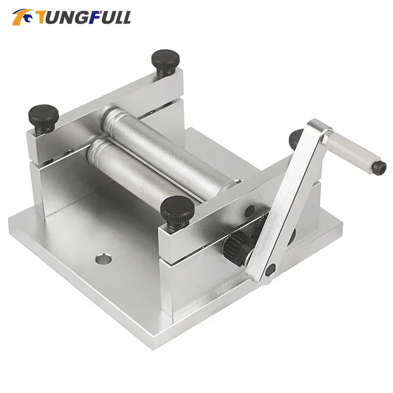 

DIY Manual Plate Rolling Machine Soft Metal Tube Bending Machine Round Roller Tube Machine Bending Processing Tools