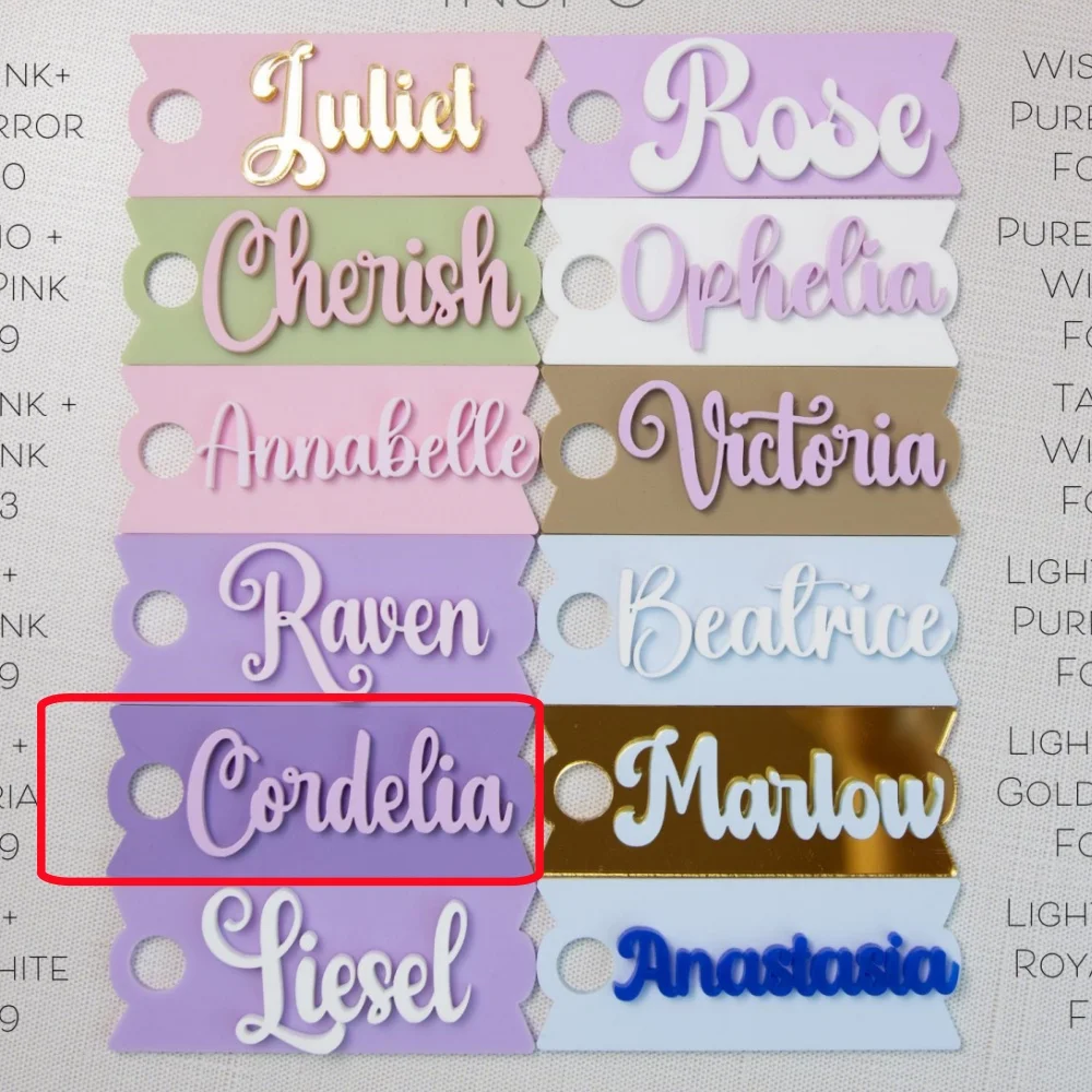 Personalized Name Tag For Stanley Quencher Tumbler Lid Custom Name Plate Cup ID Label Custom Text Tumbler Cup Accessories Bir view 6