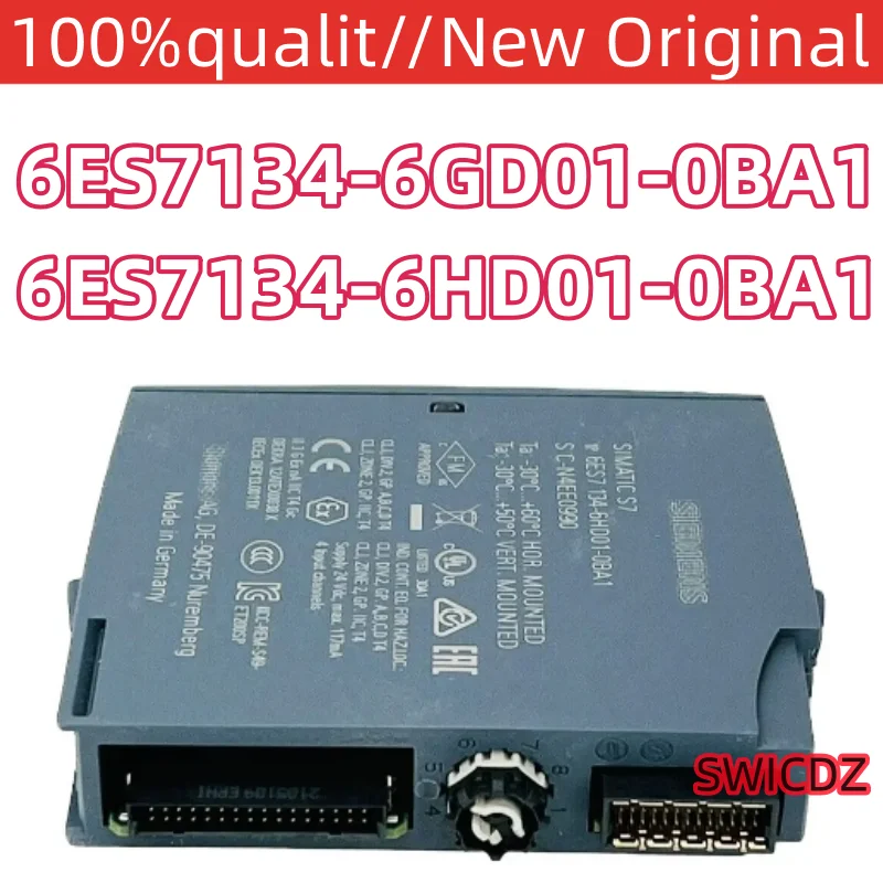 100% new original ET200SP Analog input module, 6ES7134-6GD01-0BA1, 6ES7134-6HD01-0BA1