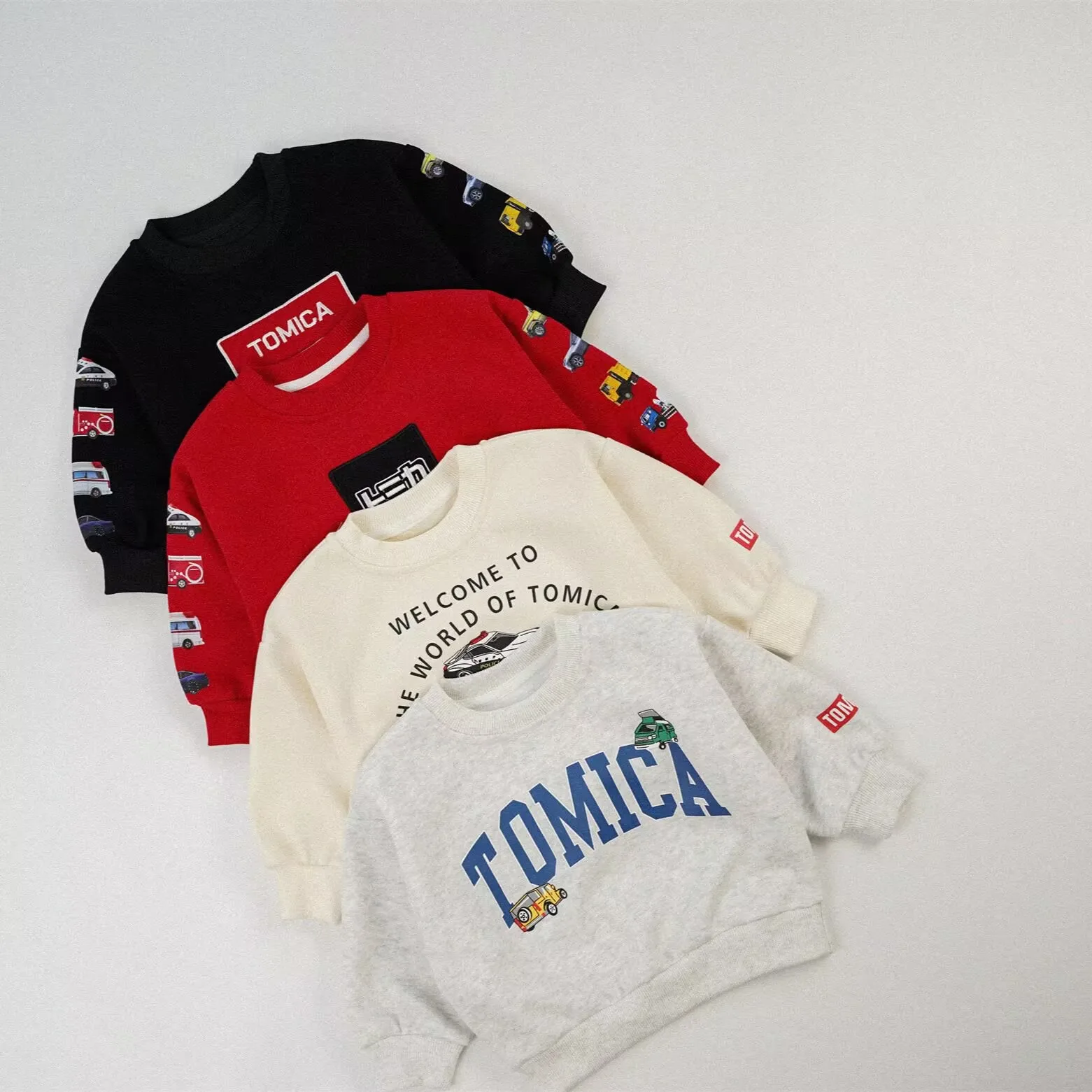 

2025 Car Print Boys Hoodie Autumn Clothes Long Sleeve Casual T-Shirt Girls Fashion Top Junior Kids Fall clothing 80-130